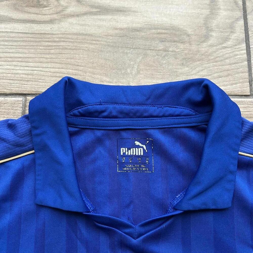 Y2K Leicester City Puma 2017 2018 Blue Jersey Shirt - Picture 3 of 7